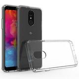 For LG Q7 Q7+ Q7 Plus - Phone Case Clear Shockproof Hybrid Bumper Rubber Silicone Gel Cover Highly Transparent Clear