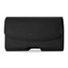 Reiko Horizontal Leather Pouch Case Cover for iPhone 6 6s 4.7 inch Black