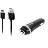 2-in-1 Type-C USB Chargers Bundle for Asus ZenFone AR ZS571KL ZenFone 3 Zoom ZE553KL ZenFone 3 Deluxe ZenFone 3 ZenFone 3 Ultra (Black) - 2.1Ah Car Charger Adapter + USB Charging Cable