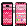 Skins Decals For Samsung Galaxy S7 Active / Red Pink Chevron