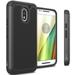 CoverON Motorola Moto E 3rd Generation Case HexaGuard Series Hard Phone Cover