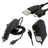 For Samsung Gravity T459 (T-Mobile) Premium Combo Pack - Wall Charger + Car Charger + Micro USB Cable