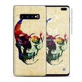 Skin Decal Vinyl Wrap for Samsung Galaxy S10 Plus - decal stickers skins cover - Skeleton in Color