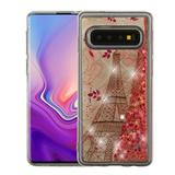 MyBat Liquid Glitter Eiffel Tower Case for Samsung S10 Plus (6.4 )-Rose Gold