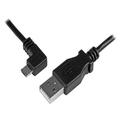 StarTech.com 1m 3 ft Left Angle Micro-USB Charge-and-Sync Cable M/M - USB 2.0 A to Micro-USB - 28/24 AWG