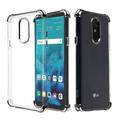 LG Stylo 4 Stylo 4 Plus Phone Case Tuff Hybrid Shockproof Armor Silicone Rubber Rugged Hard Protective TPU Case Ultra Slim Cover Transparent Clear BLACK Phone Case for LG Stylo 4 Plus / LG Stylo 4