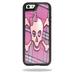 MightySkins Protective Vinyl Skin Decal Cover for OtterBox Reflex iPhone 5/5S Case Sticker Skins Pink Bow Skull
