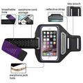 Sport Armband for iPhone 7 iPhone 6 / 6 Plus Iphone 5 Iphone SE Iphone 5C Up to 5.5 Inch Universal Running Pouch + Key Holder - Purple