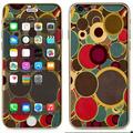 Skin Decal Vinyl Wrap For Apple Iphone 6/6S / Colorful Dots Pattern