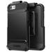 Encased Scorpio R7 Compatible to iPhone 7 Plus (5.5 ) Belt Clip Case Premium Tough Protection w/Holster (Smooth Black)