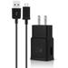 HTC One A9 Adaptive Fast Charger Micro USB 2.0 Cable Kit! [1 Wall Charger + 5 FT Micro USB Cable] Adaptive Fast Charging uses dual voltages for up to 50% faster charging! BLACK