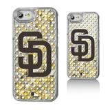San Diego Padres iPhone 6/6s/7/8 Logo Gold Glitter Case