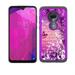 Phone Case for T-Mobile REVVLRY + / REVVLRY Plus Studded Rhinestone Diamond Bling Shockproof Cover Case [Not fit: T-Mobile Motorola Revvlry Revvl Plus Revvl 2 Plus] (Dark- purple butterfly)