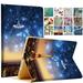 iPad PRO 10.5 Air 3 [ PRO 10.5 Inch Air 3rd Gen ] A1701 A1709 A1852 A2152 A2123 A2153 A2154 Printed Folio Magnetic Smart Protective Sleek & Classic Design Cover - Paris Night