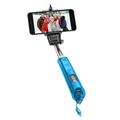 Smart Gear 40 Bluetooth Telescoping Extendable Selfie Stick Monopod Blue