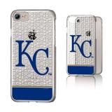 Kansas City Royals iPhone 6/6s/7/8 Logo Stripe Clear Case