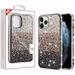 Mybat Crystals Sparks Case For Apple Iphone 11 Pro - Black Gradient