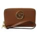 Michael Kors Fulton Luggage Brown Large Flat Leather Phone Case - Brown - 32H5GFTE4L-230