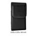 Large Size Vertical Leather Swivel Belt Clip Case Holster For Sony Zperia X Devices - (Fits With Otterbox Defender Commuter LifeProof Cover On It)