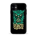 Skin for OtterBox Symmetry Case for iPhone 11 Skins Decal Vinyl Wrap Stickers Cover - Awesome Owl Evil