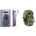 Beyond Cell Tri Max Series Compatible with Samsung Galaxy S10 with Slim Full Body Self Healing Screen Protector Case (Purple Dreamcatcher) Travel Pouch (ACU Camo) and Atom Cloth