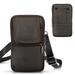 Leather Cell Phone Purse for Men EEEkit Crossbody Phone Bag with Belt Loop Vertical Belt Holster Case Small Travel Messager Pouch Shoulder Purse Wallet Fit for iPhone 13 12 11 Pro Max Samsung S10