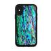 Skin for OtterBox Symmetry Case for iPhone X Skins Decal Vinyl Wrap Stickers Cover - Abalone Ripples Green Blue Purple