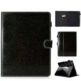 iPad 2 Case iPad 3 Case iPad 4 Case Allytech Premium Leather Glitter Stand Folio Smart Auto Sleep Wake Book Style Drop Proof Bumper Wallet Cases and Covers for Apple iPad 2 3 4 Black