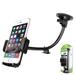 Cellet Windshield/Dashboard Phone Holder Mount with Lock Lever One Touch Arm release Button Stabilizer Flexible Gooseneck and Reusable Sticky Suction Pad Compatible to Phones up to 3.5 Inches Wide