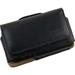 CELLET NOBLE BLACK LEATHER CASE BELT CLIP FOR BLACKBERRY CURVE 9360 9330 8330