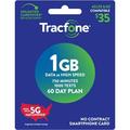 Tracfone $35 Smartphone 60-Day Plan 750 Min/ 1000 Txt/ 1GB Data Direct Top Up