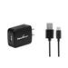 Samsung Galaxy S9 / S9+ Plus Wall Charger - High Power (10W / 2.1 Amp) Home Travel USB Wall Charger with Detachable USB Type-C (USB-C) to USB (USB-A) Cable [4 feet] and Atom Cloth for S9 / S9+ Plus