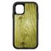 DistinctInk Custom SKIN / DECAL compatible with OtterBox Defender for iPhone 11 (6.1 Screen) - Yellow Weathered Wood Grain Print - Printed Wood Grain Image