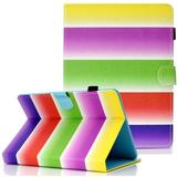 Allytech 8 Inch Tablet Case Stand PU Leather Bumper Cover for Fire HD 8 iPad Mini 5 4 3 Galaxy Tab A /S2/ E 8.0 RCA Nextbook Ares ACER Lenovo Tab 2 Ematic Mediapad Chrome Rainbow