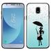 For Samsung Galaxy J3 Star / J3 Achieve / Express Prime 3 / J3 (2018) Case OneToughShield Â® TPU (Black Bezel) Protective Slim-Fit Gel Phone Case - Rain/Hearts