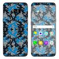 Skin Decal For Samsung Galaxy S8 / Digi Camo Team Colors Camouflage Blue Silver Black