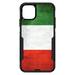 DistinctInk Custom SKIN / DECAL compatible with OtterBox Commuter for iPhone 11 Pro (5.8 Screen) - Italy Flag Old Weathered Red White Green - Show Your Love of Italy
