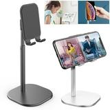 Cell Phone Stand Angle Adjustable Phone Holder Cradle for Desk Stable Aluminum Metal Desktop Charging Dock Universal Tablet Stand For Mobile Phone/iPad/Tablets 7.9â€�(Silver)