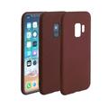 Plastic Phone Case Matte Shell Protector Thin Shield for Galaxy S9 Dark Red