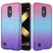 LG K20 Plus Case LG K20 V K10 2017 Case LG Harmony LG Grace LG V5 Slim Glitter Shine Hybrid TPU Case with reinforced Polycarbonate backing for K20 Plus/K20 V - Hot Pink