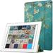 DuraSafe Cases iPad 9.7 Inch 5 6 Air 1 2 [iPad 5th 6th Air 1st 2nd ] MRJN2LL/A MR7G2LL/A MP2F2LL/A MP2G2LL/A MD785LL/A MD788LL/A MGLW2LL/A Printed Protective PC Clear Flip Back Cover - Blossom