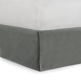 Tailored Velvet Bed Skirt with Split Corner