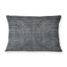 SHARI CHARCOAL Indoor|Outdoor Lumbar Pillow By Kavka Designs