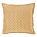 HiEnd Accents Velvet Diamond Quilted Euro Sham, 27"x27"