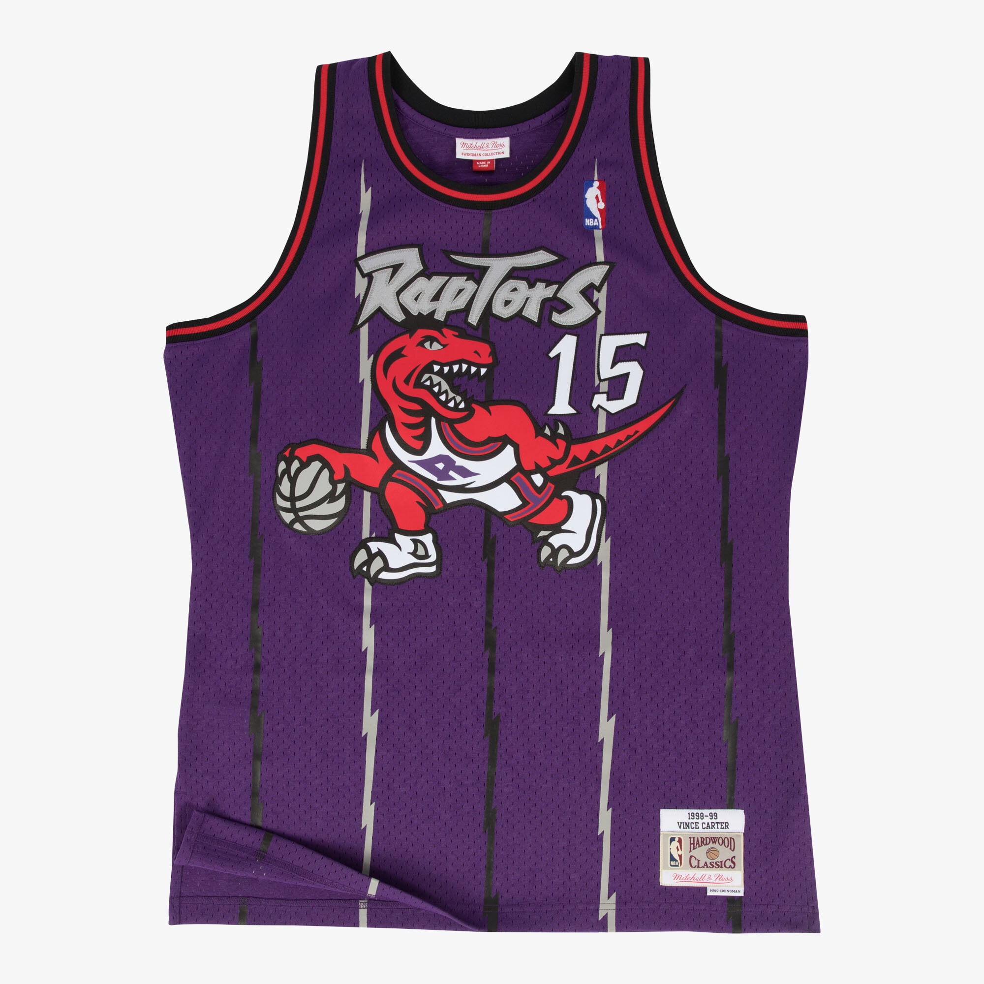 Maillot Swingman Extérieur Toronto Raptors 1998-99 Mitchell & Ness – Violet – Vince Carter - Homme Taille: 2XL