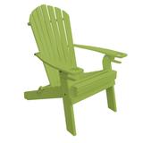 Poly Folding Adirondack Chair with 2 Cupholders