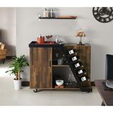 Furniture of America Tern Modern 6-shelf Mobile Wine Cabinet