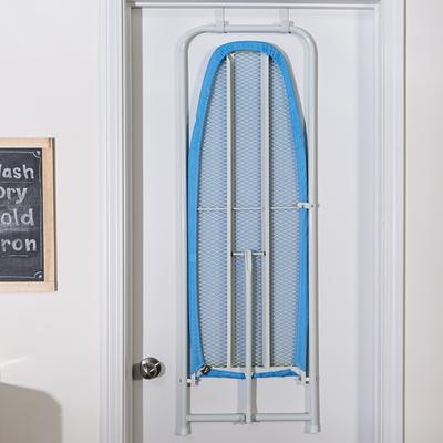 Honey-Can-Do Blue Over-the-Door Ironing Board