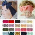 SUNSIOM Soft Baby/ Girls Kids Toddler Bow Hairband Headband Turban Big Knot Head-Wrap