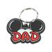 Size one size Mickey Mouse Dad Key Chain Bag Tag
